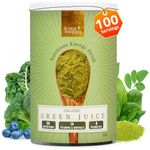 Super Foodies Organic Green Juice Powder, 500g, 100 Servings - 28 Superfoods Vegetables, Fruit, Herbs, Algae, 8 Strains Probiotics & More - Vitamin & Mineral Rich Formula for Energy Boosting (500g)