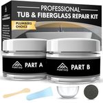 White Porcelain Repair Kit, Fiberglass Tub Repair Kit for Sink, Shower & Countertop - Tile Repair Kit, Acrylic Tub Kit Repair Kit White, Cracked Porcelain Sink Repair Kit