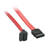 LINDY 33350 SATA Cable Right Angled Connector Red 0.2m ()