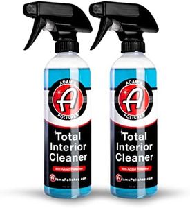 Adam's Polishes Interior Cleaner & Protectant (16oz) (2-Pack), Quick Detailer & SiO2 Protection, Ceramic Infused UV Protection, Anti-Static, For Leather, Vinyl, Plastics, Glass
