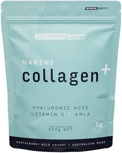 MARINE COLLAGEN Beauty Complex Powder 930g - 180 Servings - Wild Caught - Beauty - Hair - Skin - Nails - Joint Supplement with Hyaluronic Acid - Vitamin C - Amla Extract - by CS Beauty