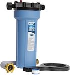 Camco Evo RV Water Filter - Features Granulated Activated Carbon for Bacteria Control & a Replaceable Premium Spun Polypropylene Filter Cartridge - Camper Essentials for Clean Drinking Water (40631)