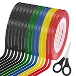 cridoz 15 Rolls 1/8 Whiteboard Tape Pinstripe Tape Dry Erase Board Thin Tape Lines Pinstriping Graphic Chart Line Grid Marking Tape, 108 Feet Per Roll