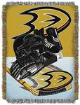 Northwest NOR-1NHL051010011RET 48 x 60 in. Anaheim Ducks NHL Woven Tapestry Throw, Home Ice Advantage, Team Color, 48" x 60"