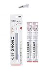 Tombow Zero Pen Type Eraser Round Shape 2.3 mm Tip Mono-Shade with Extra Refill Pack (White)