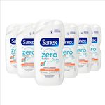 Sanex Zero% Hypoallergenic Nourishing Baby Bath Foam & Shampoo 450ml x 6 | 0% colourants, sulphates* & soap | leaves skin feeling soft and hydrated | paediatrician approved | tear free formula