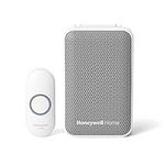 Honeywell Home RDWL313P2000 Wireless Plug-in Doorbell with Push Button, Strobe Light