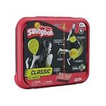 Classic All Surface Swingball Set, Real Tennis Ball, Championship Bats, All Surface Base with Integrated Carry Case for Transportation, For ages 6+ to Adult, Classic Outdoor Games, Red and Yellow