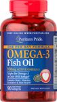 Puritan's Pride One Per Day Omega-3 Fish Oil 1360 mg (950 mg Active Omega-3) 90 Softgels