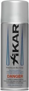 Xikar PUROFINE Premium Butane Fuel Refill with 0 Impurities - Premium Quality Fuel for Jet Flame Lighters and Torches - High Altitude Formula, 8oz (400ml)