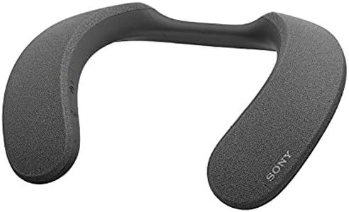 Sony SRS-NS7 Altavoz Estilo Neckband con Bluetooth y Sonido Dolby Atmos Envolvente, Transmisor Incluido, Negro