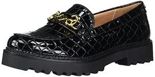 Circus NY by Sam Edelman Women's Deana Loafer, Black Crocco Patent, 8