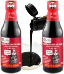 Premium Black Dark Soy Sauce - 8.5 Fl Oz (2 Pack), Gluten-Free Flavor Upgrade, Stir Fry, Vegan Glaze, BBQ Marinade, Dip, Healthy and Authentic Chinese Style, Adds Attractive Color to Delicate Foods