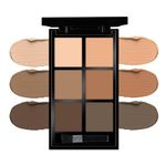 Colors Queen Contour & Bronzer Palette | Matte Finish & Long Lasting Formula | Easy to Blend, Creamy Texture, Lightweight Contour and Bronzer Palette for Face Makeup (Shade - 02, 17g)