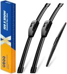 ICEXSNOW 26"+17"+14" Silicone Windshield Wiper Blades Replacement for Subaru Outback 2019-2015 Forester 2018-2014 Honda CRV 2011-2007 Automotive Replacement Windshield Wiper Blades,Set of 3