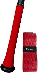 Stinger Premium Polymer Bat Grip(Baseball and Softball) - Red