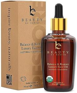 Organic Face Oil - Vitamin E Anti Aging Facial Oil - Rosehip Oil for Sensitive Skin - Argan Oil for Gua Sha Massage - Jojoba Oil - Day and Night Moisturizer for Dry Skin (Balance & Restore)