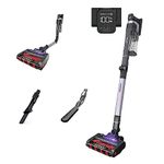 Shark IZ862HC Stratos Cordless Vacuum with Clean Sense IQ and Odour Neutralizer, DuoClean Powerfins HairPro, Includes Duster Crevice Tool & Anti-Allergen Brush, Up to 60 Minute Runtime, Ash Purple