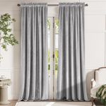 Lazzzy Blackout Velvet Curtains Gre