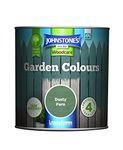 Johnstone’s - Garden Colours - Dusty Fern - Exterior Wood Paint - Fade Resistant - Suitable for Garden Furniture Outdoors - Fence Paint - Dry in 2 hours - 12m2 Coverage per Litre - 1L