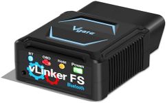 Vgate vLinker FS Bluetooth OBD2 Diagnostic Scan Tool, OBDII Car Code Reader for iOS, Android & Windows