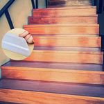 Non Slip Stair Treads Transparent Tape, Anti Slip Self Adhesive Step Strips, Safety for Kids, Elders and Pets, Outdoor&Indoor - 6"x 24"