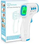 Digital Thermometer for Adults and Kids, No Touch Forehead Thermometer for Baby, 2 in 1 Body Surface Mode Infrared Thermometer with Fever Alarm and Instant Accuracy Readings