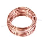 sourcing map Refrigeration Tubing 4mm OD x 3mm ID x 24.5Ft Length Copper Tubing Coil Air-Conditioning Tube