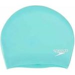 Speedo Unisex Long Hair Swimming Cap, Swim Cap, Snag Free, Easy-On, Spearmint, One Size