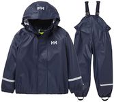 Helly Hansen Kids Unisex Bergen 2.0 Rainset, 4, Navy