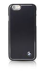 BMW "Brushed Aluminium Collection Hard Cover Case for iPhone 6/6S - Black