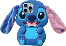 Meyaar Orry Style Cute Case for Apple iPhone 14 / iPhone 13/ iPhone 15 Case, Soft Silicone Cover for Apple iPhone 13 / iPhone 14, iPhone 15 Case Cover (Lilo Stitch, for I Phone 13 & 14)