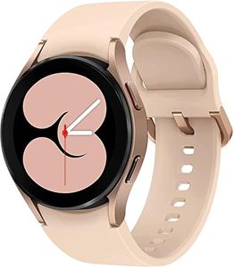 Samsung Galaxy Watch4 BT, Round Bluetooth Smartwatch, Wear OS, Rotating Bare Bezel, Fitness Watch, Fitness Tracker, 40 mm, Pink Gold (German Version)