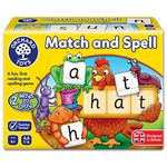 Orchard Toys Match & Spell Reading & Spelling Activity, Teach Phonics Word Building Educational Board Game, Teacher Tested, Gifts for Children 4 to 8 Years, Multicolor