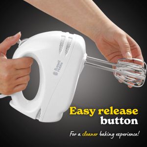 Russell Hobbs 6-Speed Hand Mixer – Lightweight Electric Whisk