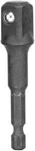DEWALT IMPACT Socket Adapter, Hex Shank, 1/4-Inch To 1/2-Inch (DW2547IR)