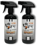 The Stink Solution Driftwood Odor Eliminating Spray For All Sports Equipment. Eliminates nasty odors from all your sports gear and exercise equipment. - Scent 2 16 oz Bottles