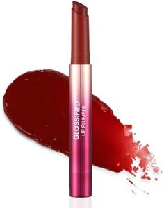 Typsy Beauty Korean Lip Plumper Hydrating Lip Gloss & Balm for women, Non-Sticky High-Shine, Moisturizing Lip Gloss deep cherry red|Glossified K-Pop 04, Made in Korea Paraben-Free 2.6gm