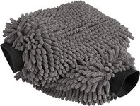Auto Hub Chenille Microfiber Wash Mitt, Car Cleaning Gloves with Thick Plush, Ultra Soft Strands, Scratch Free and Water Absorbent Microfiber Gloves for Car & Bike Washing Pack of 2