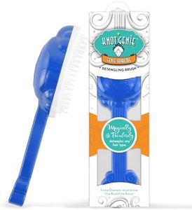Knot Genie Supreme Detangling Hair Brush for Kids | Perfect Detangling Brush for Curly Hair, Gently Separate Tangles, Leaves Hair Smooth and Shiny | The Pain-Free Knot Detangler (Royalty Blue)