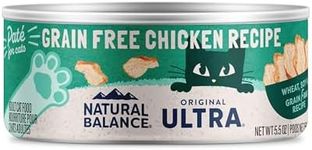Natural Balance Original Ultra Grain Free Adult Wet Canned Cat Food, Chicken Recipe, 5.5 Ounce (Pack of 24)