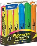 Desk Style Fluorescent Highlighters (12 Box) 72 pcs sku# 1892810MA