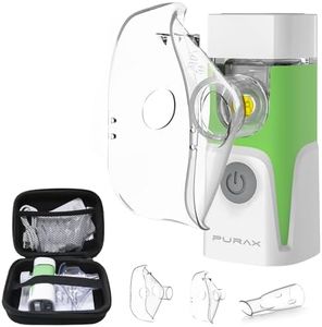 Portable Nebulizer - Nebulizer for Adults and Kids - Auto-Cleaning Rechargeable Handheld Mesh Nebulizer Machine, Travel & Home Use, Fast Relief for Breathing Problems, Ultra Quiet
