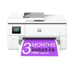 HP OfficeJet Pro 9720e Wide Format All-in-One Printer | Colour | Printer for Small Office | Wireless | Print, Scan, ADF | Up To A3 | 3 Months Instant Ink Included | Easy Setup | Up To 3 Years Warranty