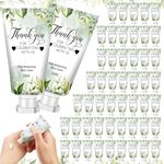 Heigble 50 Pcs 1 oz/ 30 ml Wedding Hand Cream Bulk Travel Size Bridesmaid Gifts Thank You Hand Cream Body Lotion Gifts for Bridesmaid Souvenir Wedding Party Supplies Bridal Shower Favors