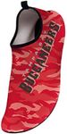 FOCO Men's Yoga Gym Aqua Shoes Kansas City Chiefs NFL Camo Water Sock-L, Team Color, 11-12