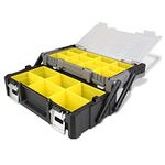 Olympia Tools 18 Inch Plastic Portable Cantilever Tool Box Organizer