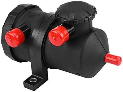 Aramox Universal Oil Catch Can, Tanque de Depósito de Separador de Aceite y Aire + Kit de Filtro de Respiradero Inoxidable para Ventilación