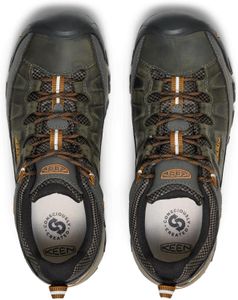 KEEN Men’s Targhee 3 Waterproof Hiking Shoes – Black Olive, Size 9 UK
