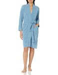 N Natori womens Aura-solid Robe Length 40", Spa Blue, X-Large